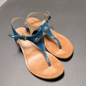 Coach blue sandal